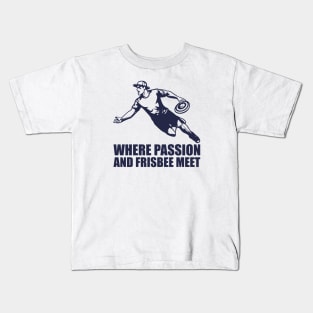 Ultimate Frisbee Passion Kids T-Shirt